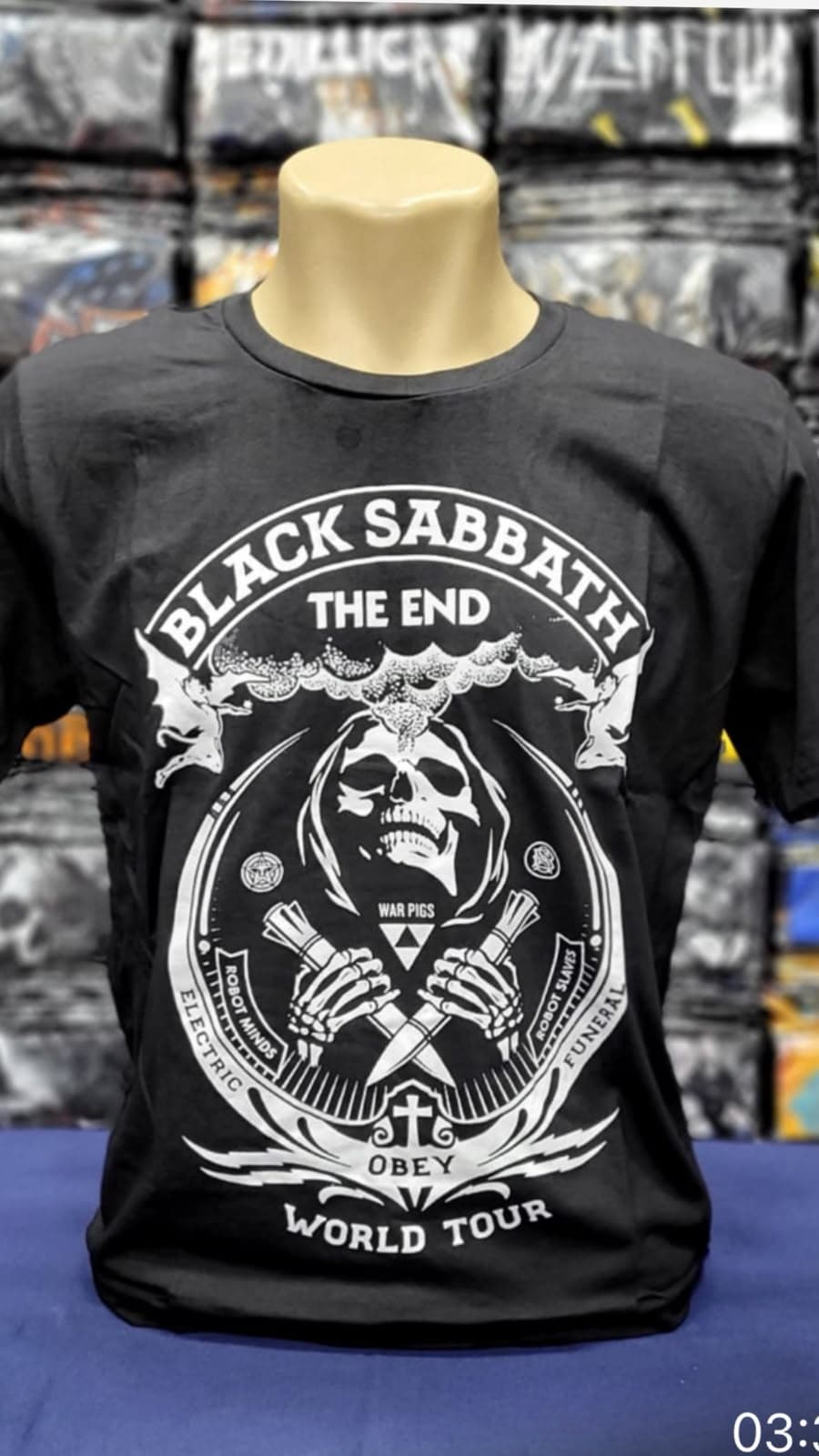 Camiseta Black Sabbath