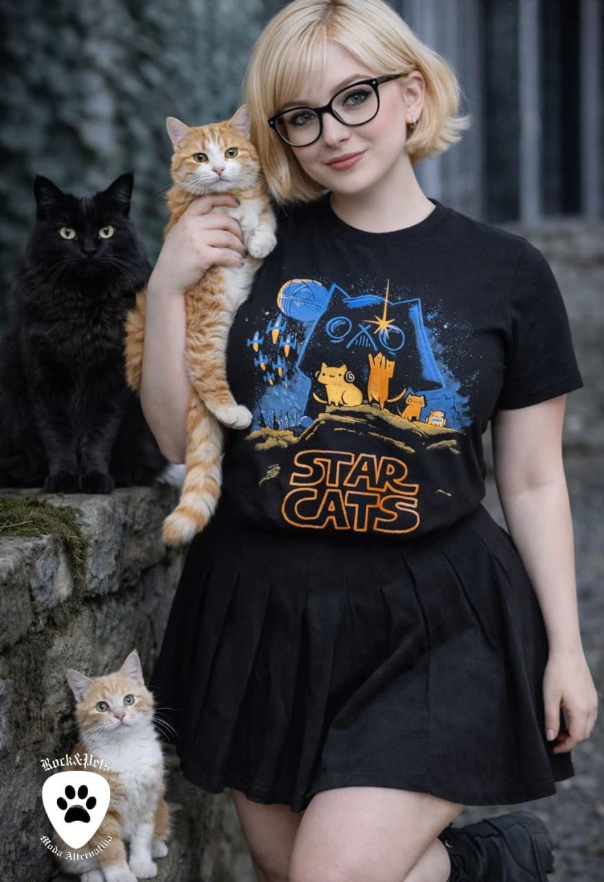 Camiseta Star Wars Cats