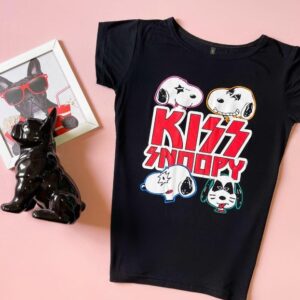T-shirt Feminina | Kiss Snoopy