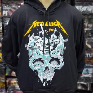 Moletom Canguru com Capuz Metallica